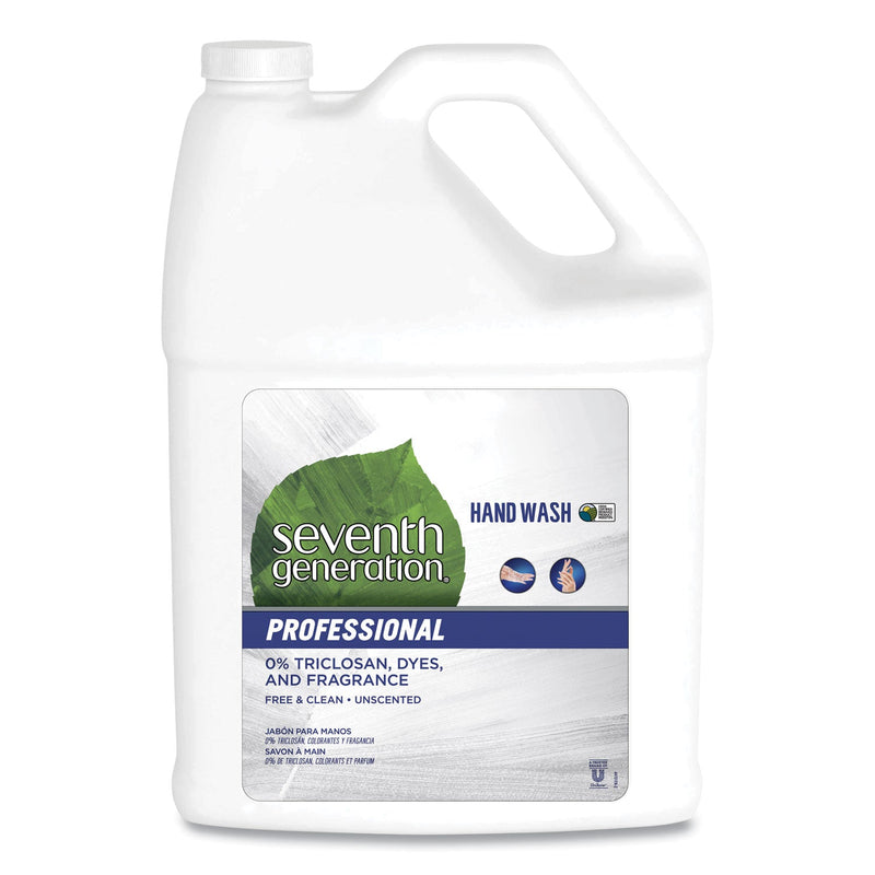 Seventh Generation Hand Wash, Free and Clean, 1 gal, 2/Carton