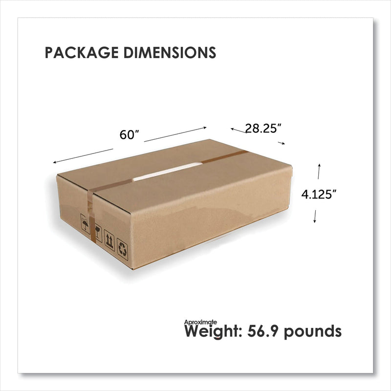 Linea Italia Trento Line Rectangular Desk, 59.13" x 23.63" x 29.5", Cherry