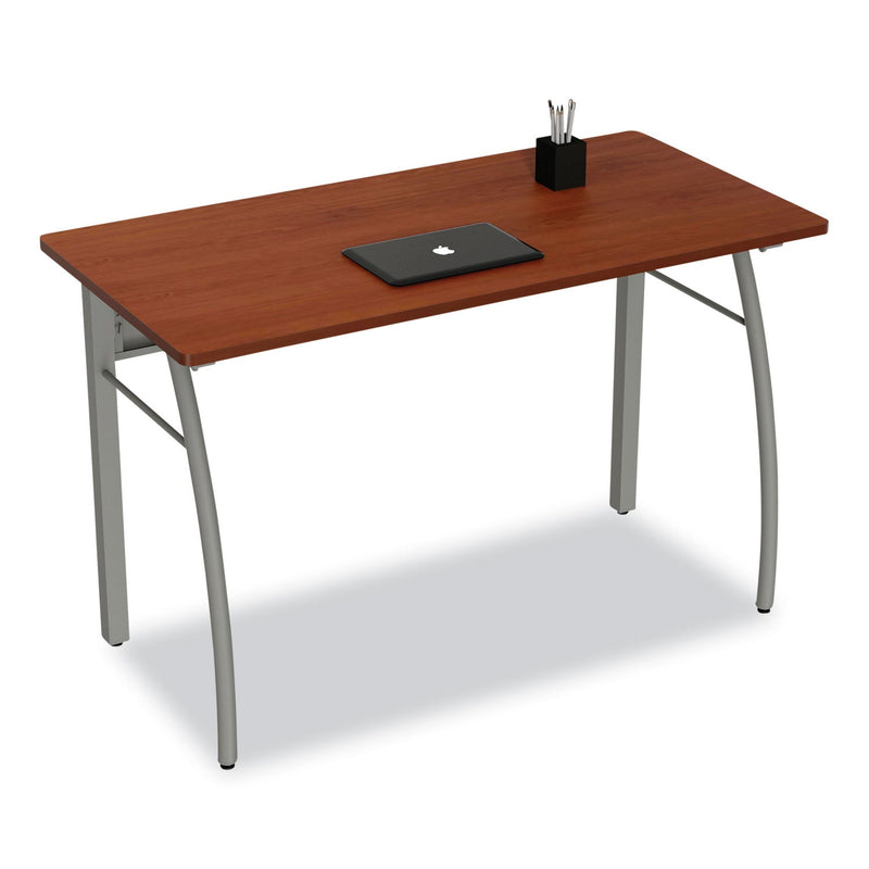 Linea Italia Trento Line Rectangular Desk, 47.25" x 23.63" x 29.5", Cherry