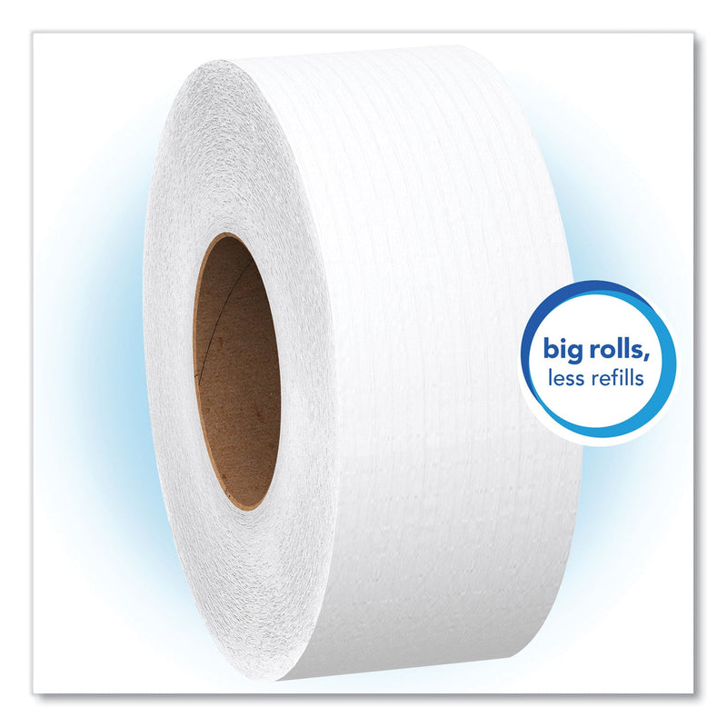 Scott Essential JRT Jumbo Roll Bathroom Tissue, Septic Safe, 2-Ply, White, 3.55" x 1,000 ft, 12 Rolls/Carton