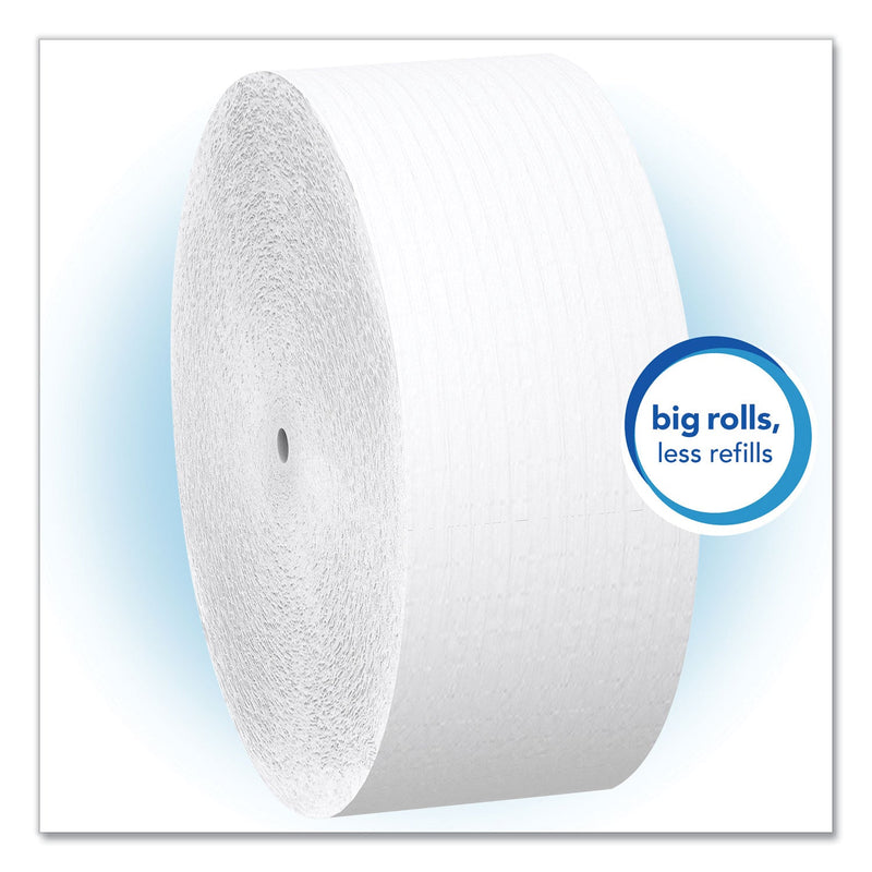 Scott Essential Coreless JRT, Septic Safe, 1-Ply, White, 3.75 x 2,300 ft, 12 Rolls/Carton