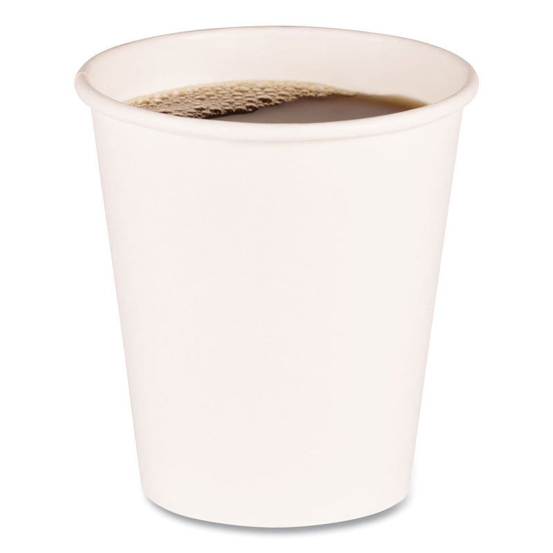 Boardwalk Paper Hot Cups, 10 oz, White, 20 Cups/Sleeve, 50 Sleeves/Carton