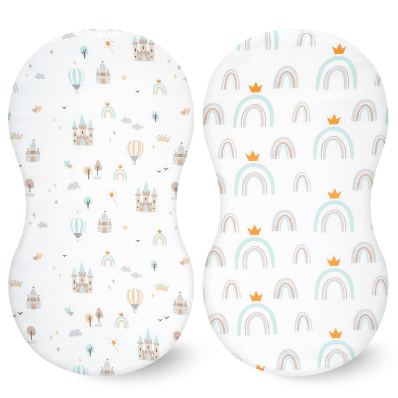 Baby Cradle Fitted Sheet Elastic Printing Baby Caring Table Changing Cover