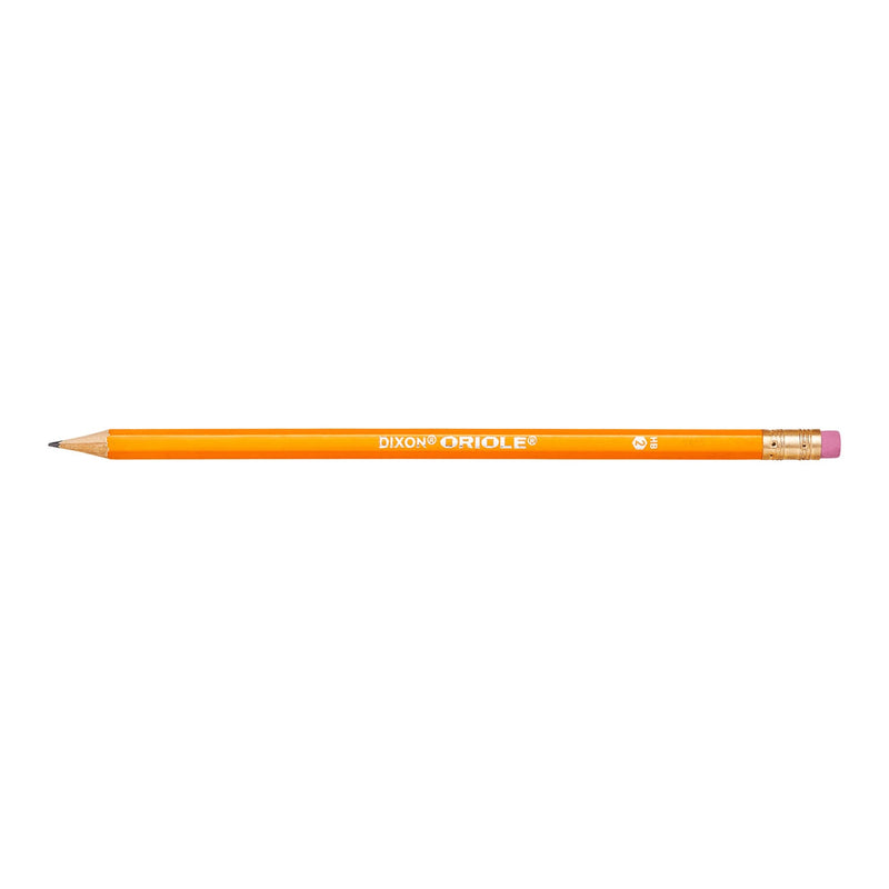 Dixon Oriole Pre-Sharpened Pencil, HB (#2), Black Lead, Yellow Barrel, 144/Pack