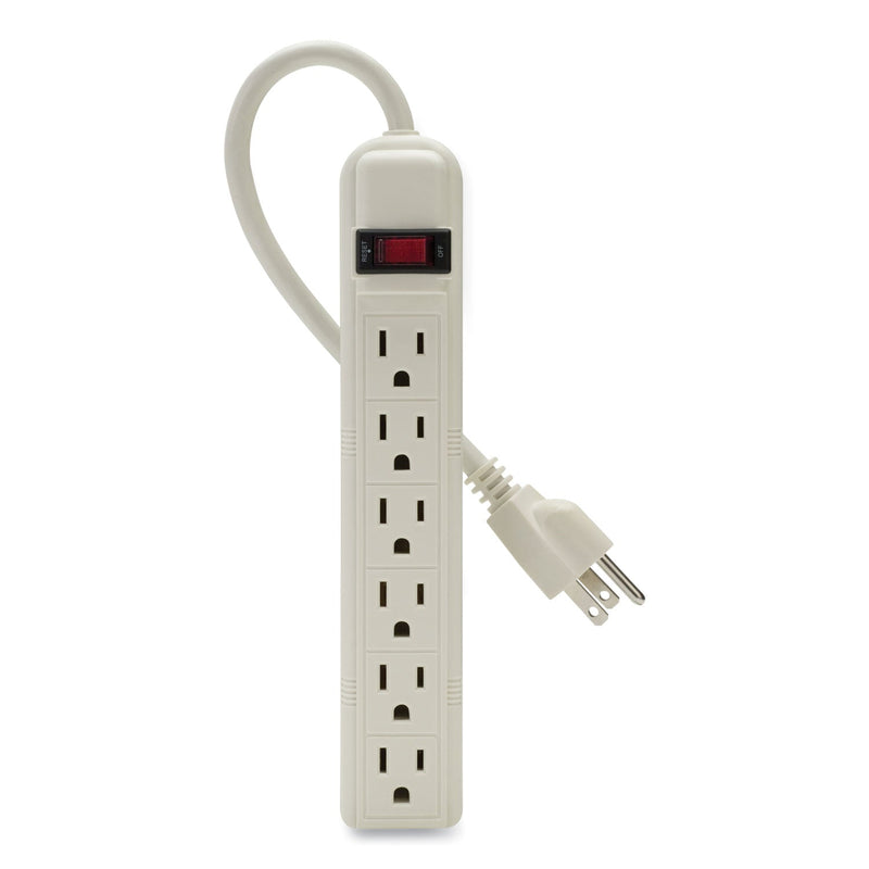 Belkin Power Strip, 6 Outlets, 3 ft Cord, White
