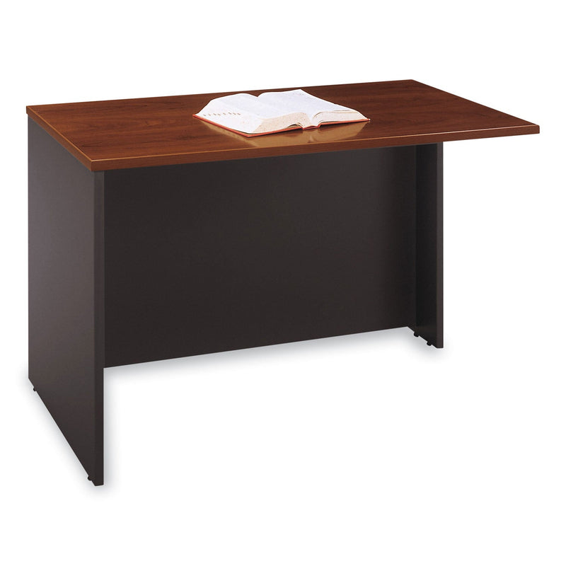 Bush Office in an Hour Collection L- Workstation, 64.5" x 64.5" x 33", Hansen Cherry, (Box 1 of 2)