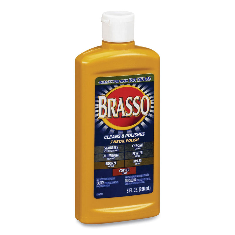 BRASSO Metal Surface Polish, 8 oz Bottle