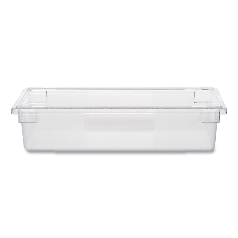 Rubbermaid Food/Tote Boxes, 8.5 gal, 26 x 18 x 6, Clear, Plastic