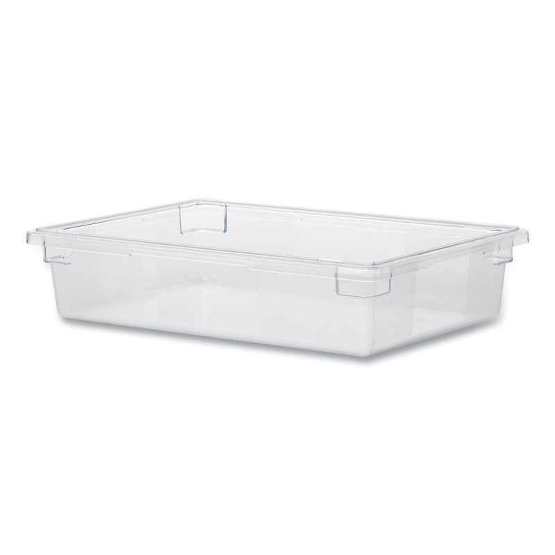 Rubbermaid Food/Tote Boxes, 8.5 gal, 26 x 18 x 6, Clear, Plastic