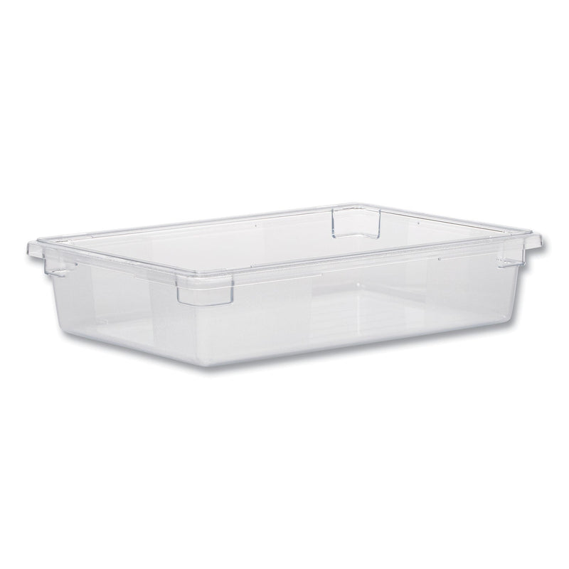 Rubbermaid Food/Tote Boxes, 8.5 gal, 26 x 18 x 6, Clear, Plastic