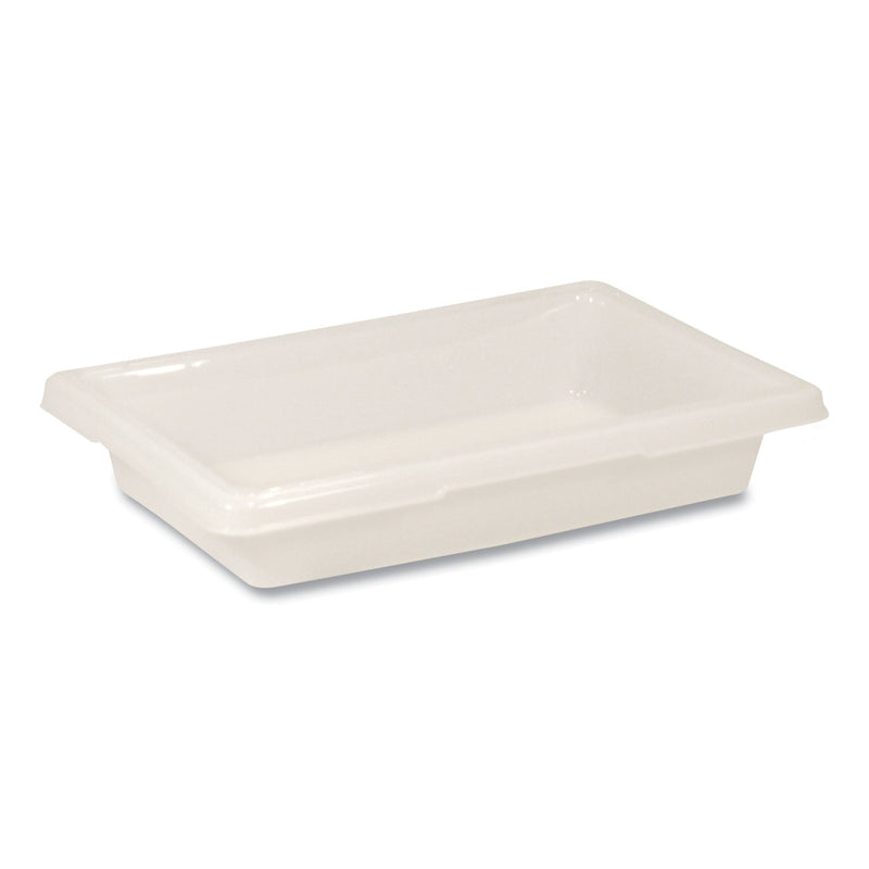Rubbermaid Food/Tote Boxes, 2 gal, 18 x 12 x 3.5, White, Plastic
