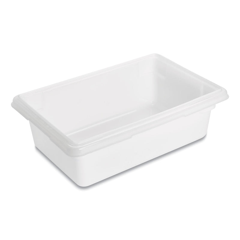 Rubbermaid Food/Tote Boxes, 3.5 gal, 18 x 12 x 6, White, Plastic