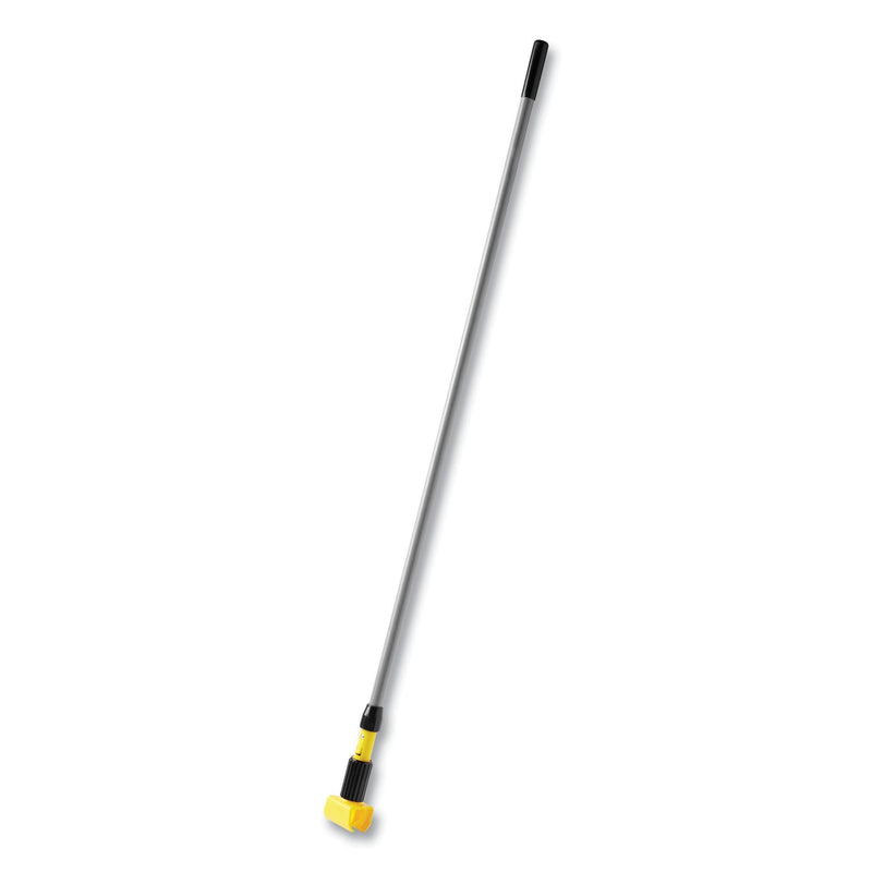 Rubbermaid Fiberglass Gripper Mop Handle, 1" dia x 60", Gray/Yellow