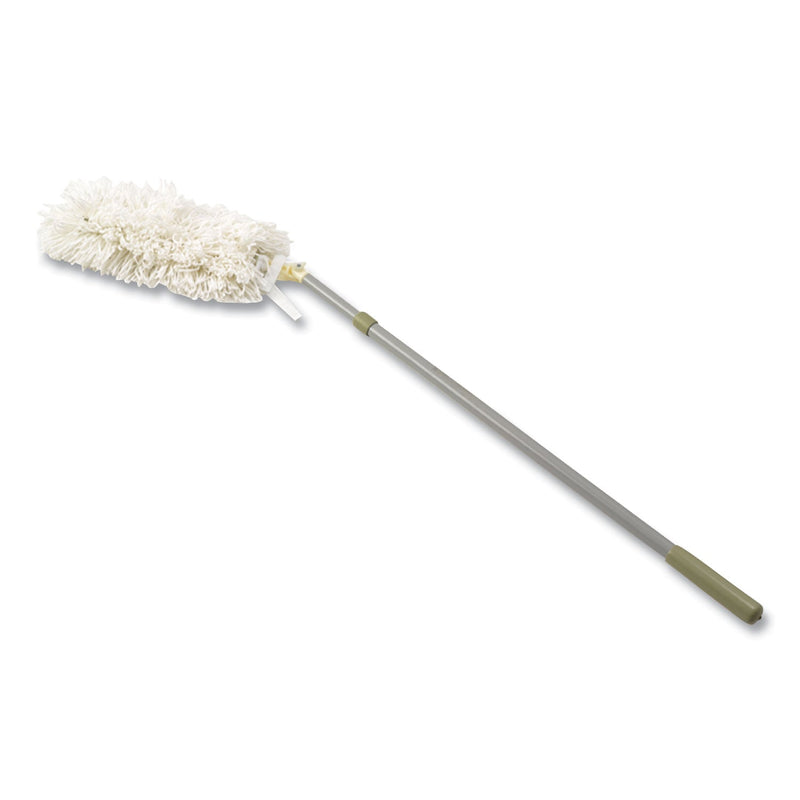 Rubbermaid HiDuster Dusting Tool with Angled Launderable Head, 51" Extension Handle