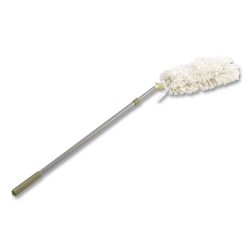 Rubbermaid HiDuster Dusting Tool with Angled Launderable Head, 51" Extension Handle