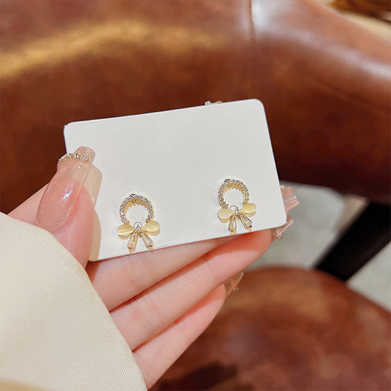 Flower Opal Stone Earrings