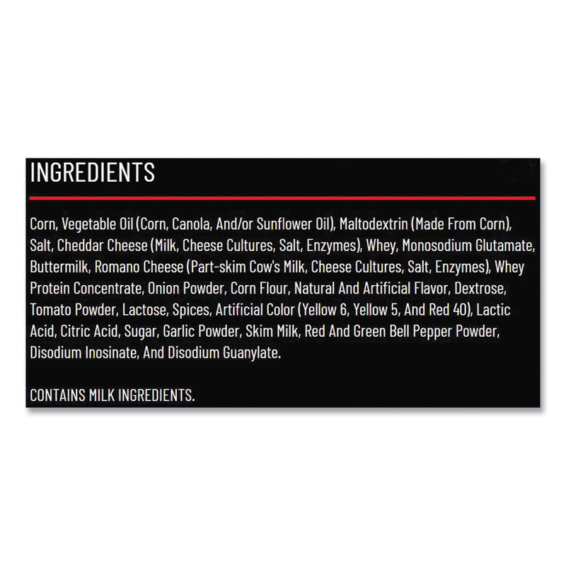 Doritos Nacho Cheese Tortilla Chips, 1.75 oz Bag, 64/Carton