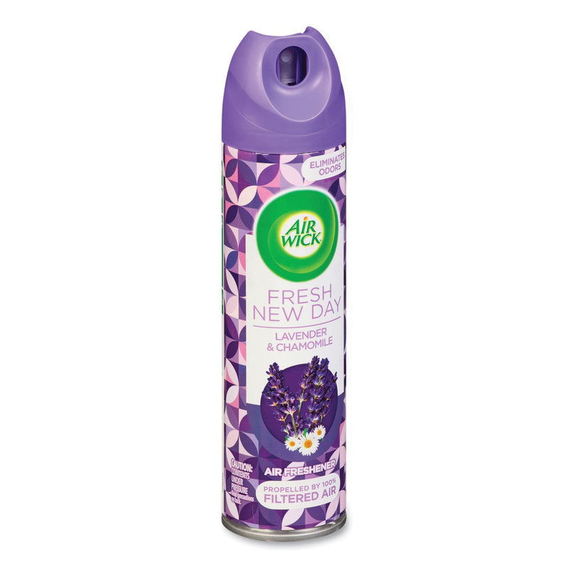 Air Wick Aerosol Air Freshener, Lavender and Chamomile, 8 oz Aerosol Spray, 12/Carton