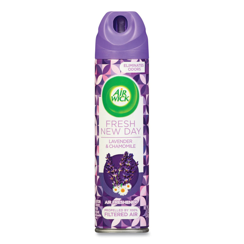 Air Wick Aerosol Air Freshener, Lavender and Chamomile, 8 oz Aerosol Spray, 12/Carton