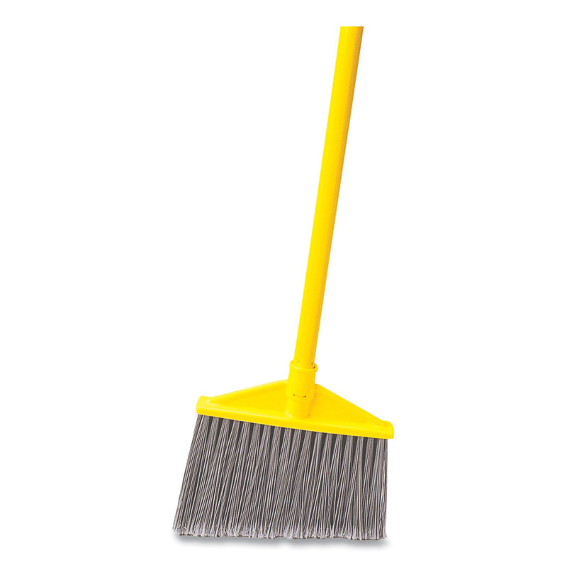 Rubbermaid 7920014588208, Angled Large Broom, 46.78" Handle, Gray/Yellow