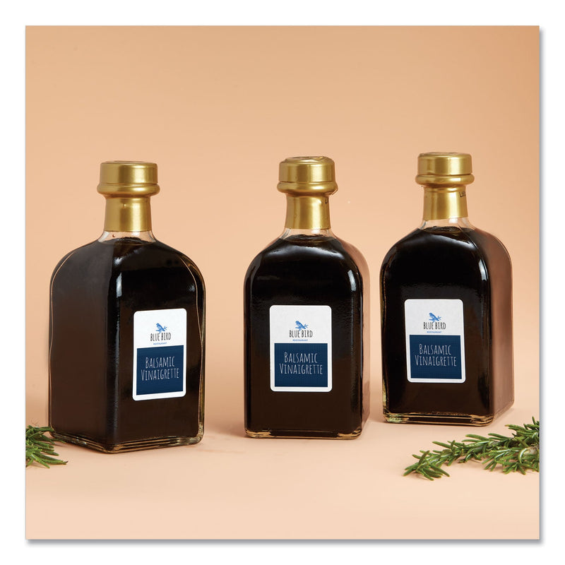 Avery Removable Durable White Rectangle Labels w/ Sure Feed, 1.25 x 1.75, 256/PK