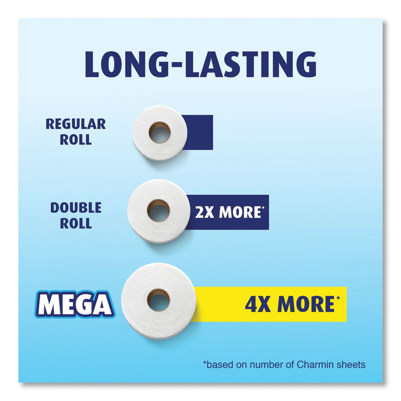 Charmin Essentials Strong Bathroom Tissue, Septic Safe, 1-Ply, White, 451/Roll, 9 Rolls/Pack, 4 Packs/Carton