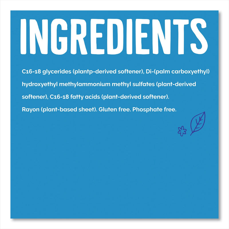 Seventh Generation Natural Fabric Softener Sheets, Unscented, 80 Sheets/Box