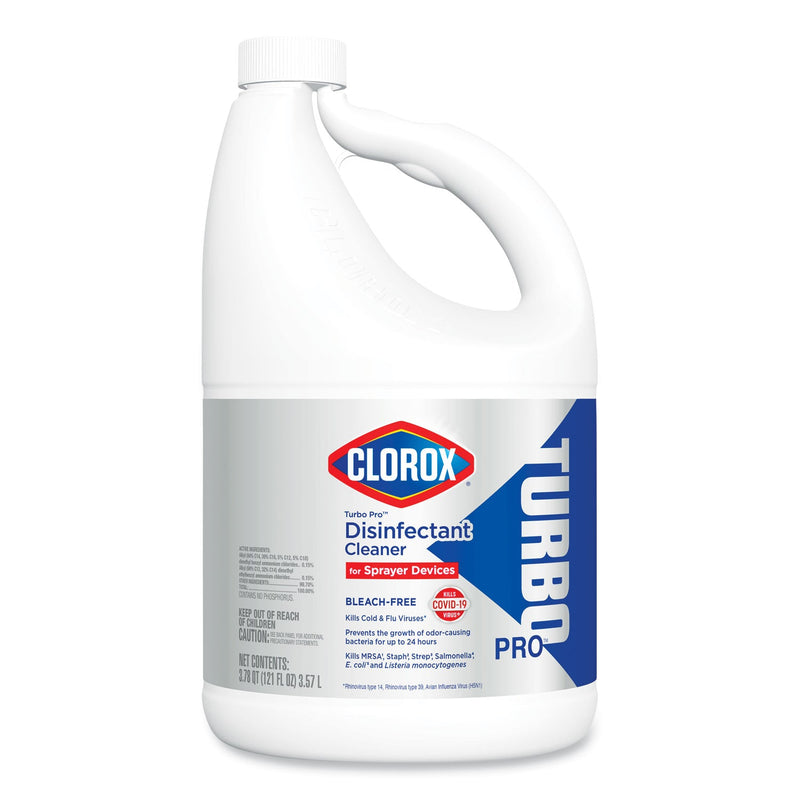 Clorox Turbo Pro Disinfectant Cleaner for Sprayer Devices, 121 oz Bottle