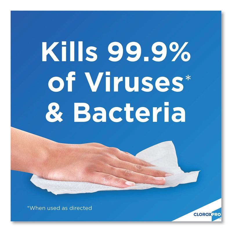 Clorox Disinfecting Wipes, 7 x 8, Fresh Scent, 75/Canister, 6/Carton