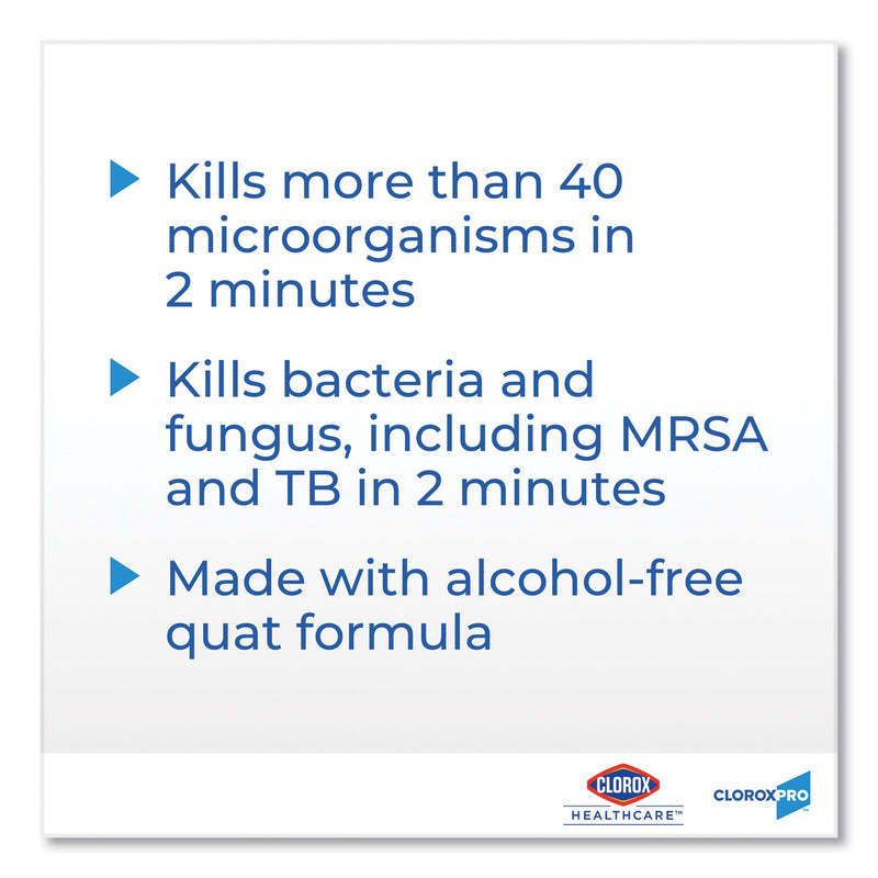 Clorox VersaSure Cleaner Disinfectant Wipes, 1-Ply, 8 x 6.75, White, 85 Towels/Can