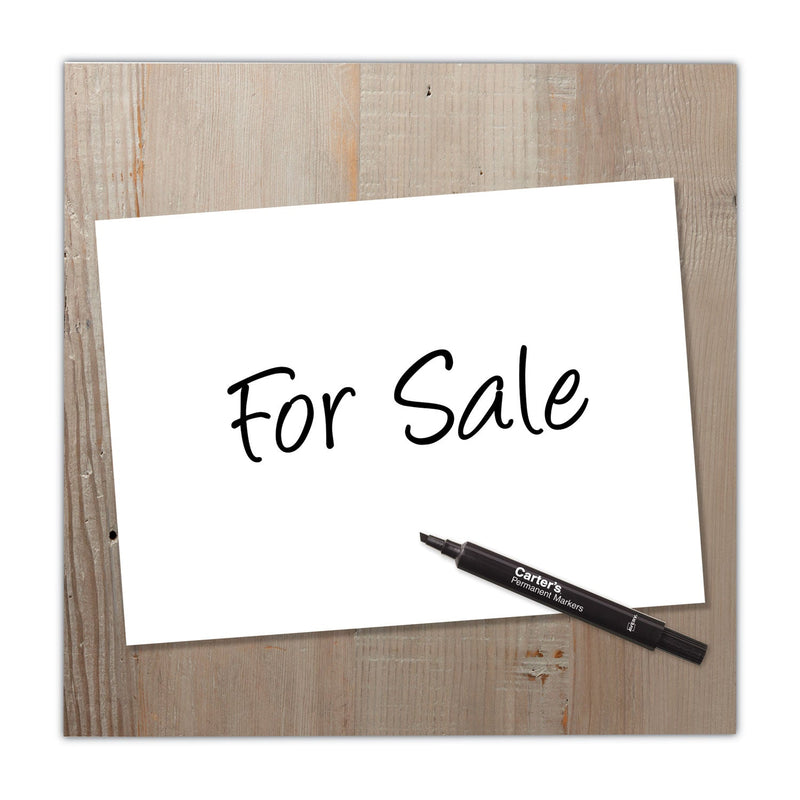 Carter's Large Desk Style Permanent Marker, Broad Chisel Tip, Black, Dozen