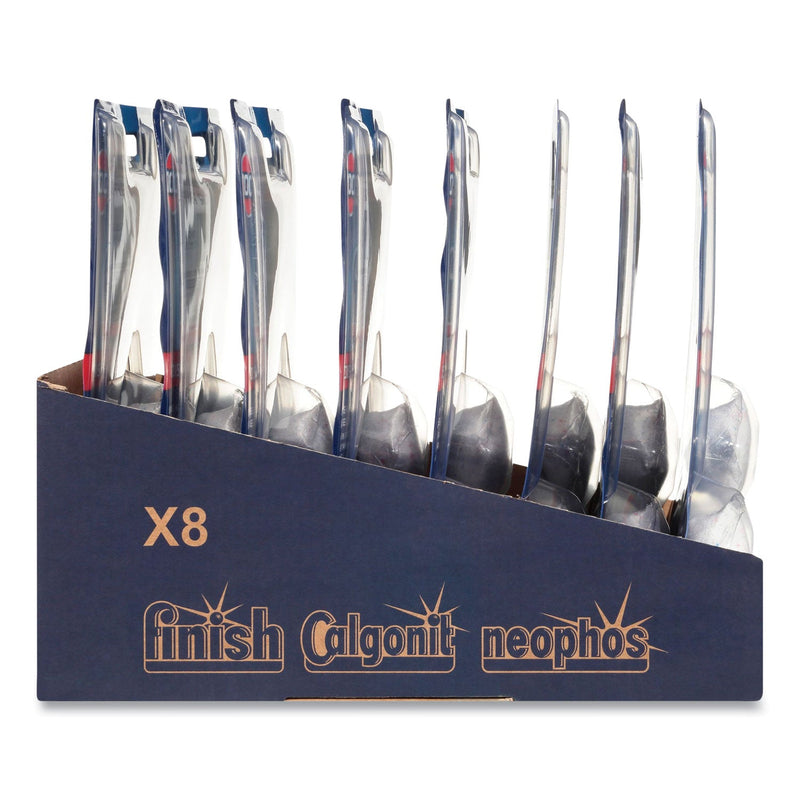 FINISH Dishwasher Cleaner Pouches, Original Scent, Pouch, 24 Tabs/Pouch, 8/Carton