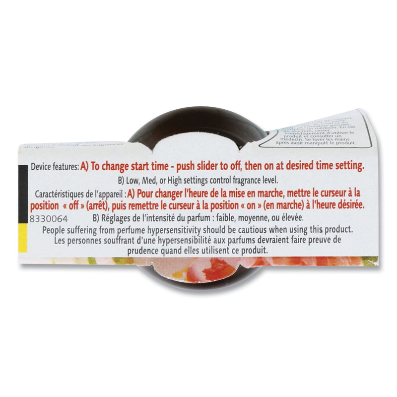 Air Wick Essential Mist Refill, Peony and Jasmine, 0.67 oz Bottle, 6/Carton