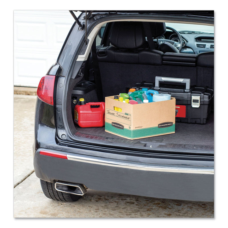 Bankers Box STOR/FILE Medium-Duty 100% Recycled Storage Boxes, Letter/Legal Files, 12" x 16.25" x 10.5", Kraft, 20/Carton