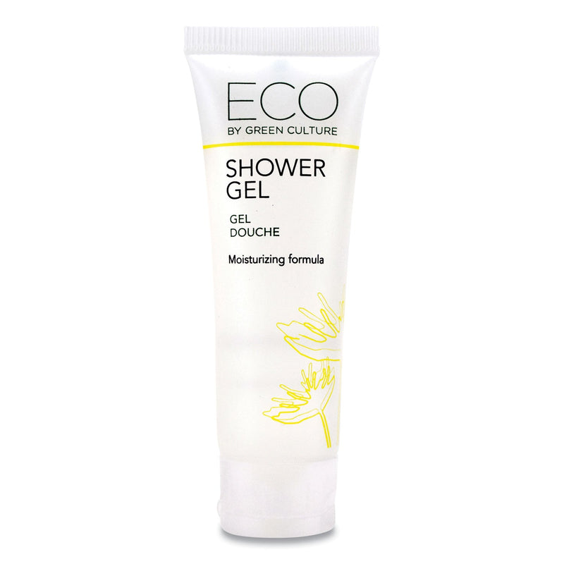 Eco By Green Culture Shower Gel, Clean Scent, 30mL, 288/Carton