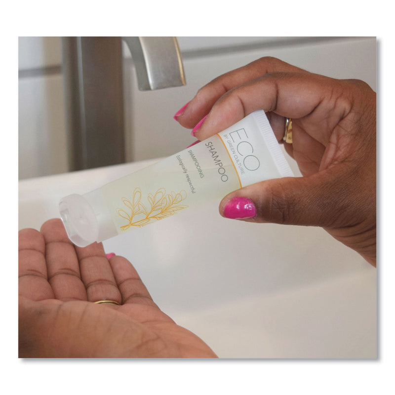 Eco By Green Culture Shampoo, Clean Scent, 30 mL, 288/Carton