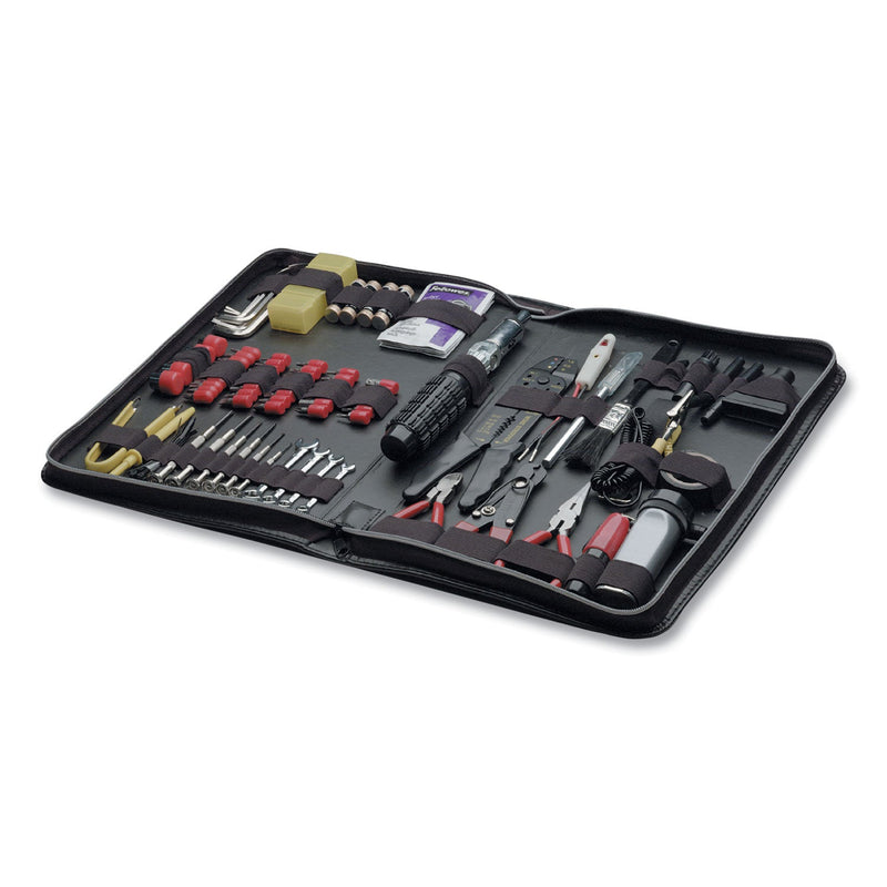 Fellowes 100-Piece Computer Tool Kit in Black Vinyl Zipper Case