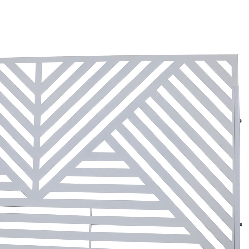 Freestanding Outdoor & Indoor Freestanding Metal Privacy Screen