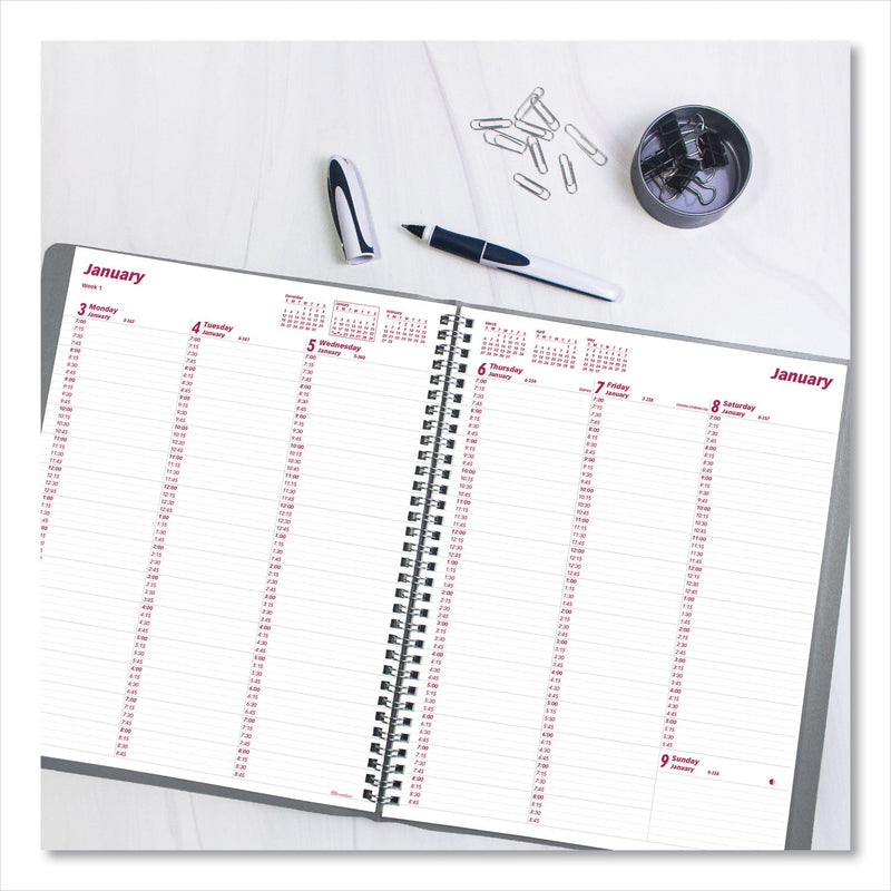 Brownline Mountains Weekly Appointment Book, Mountains Photography, 11 x 8.5, Blue/Green Cover, 12-Month (Jan to Dec): 2023