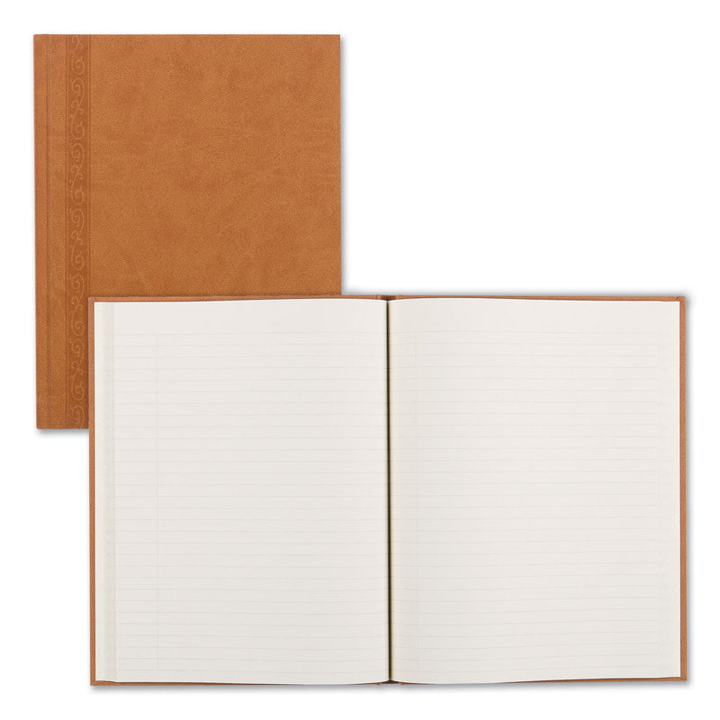 Blueline Da Vinci Notebook, 1 Subject, Medium/College Rule, Tan Cover, 9.25 x 7.25, 75 Sheets
