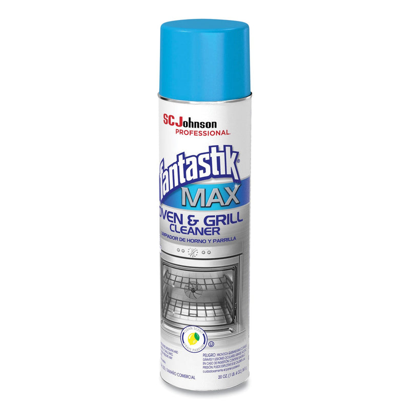 Fantastik MAX Oven and Grill Cleaner, 20 oz Aerosol Can, 6/Carton