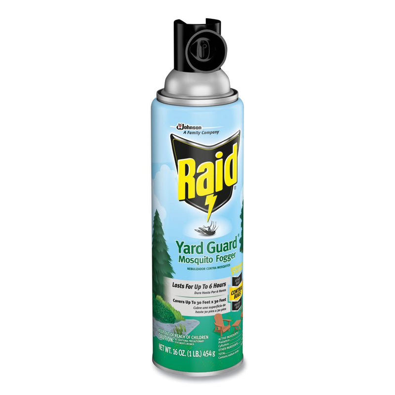 Raid Yard Guard Fogger, 16 oz Aerosol Spray, 12/Carton