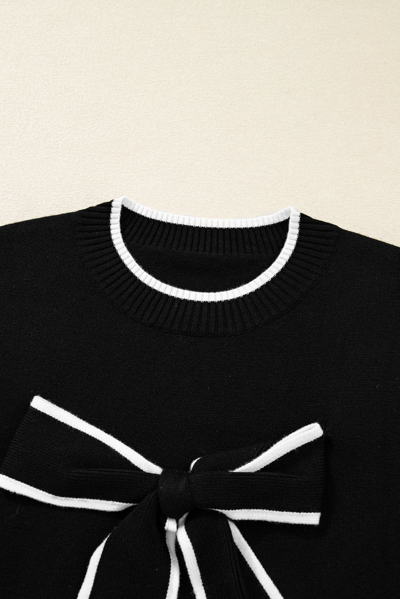 Malaysia accent Holiday Cropped Sweater