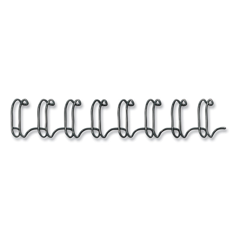 Fellowes Wire Bindings, 1/4" Diameter, 35 Sheet Capacity, Black, 25/Pack