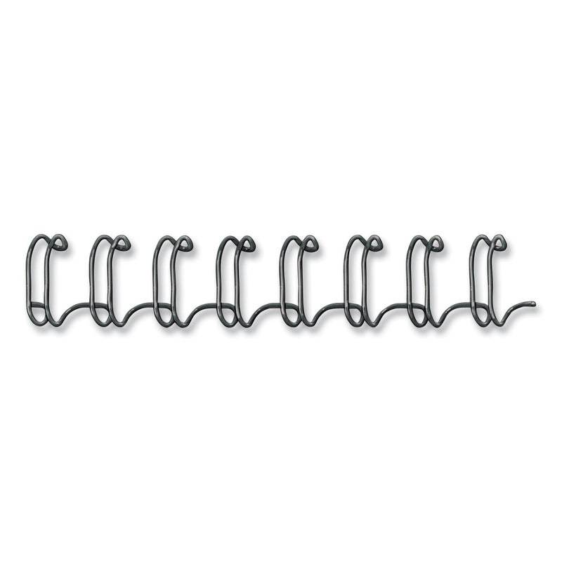 Fellowes Wire Bindings, 3/8" Diameter, 80 Sheet Capacity, Black, 25/Pack