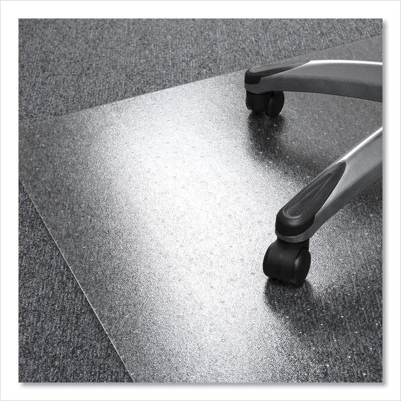 Floortex Cleartex Ultimat XXL Polycarb. Square General Office Mat for Carpets, 60 x 60, Clear