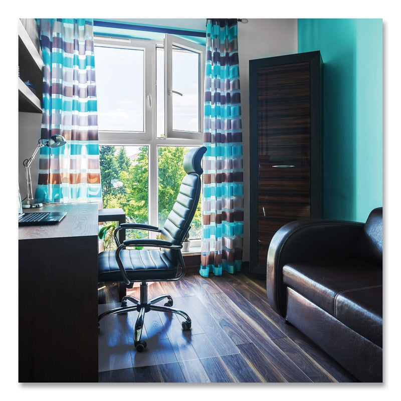 Floortex Cleartex Ultimat Polycarbonate Chair Mat for Hard Floors, 48 x 60, Clear