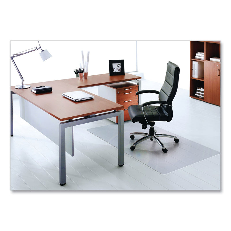 Floortex Cleartex Ultimat Polycarbonate Chair Mat for Hard Floors, 48 x 60, Clear