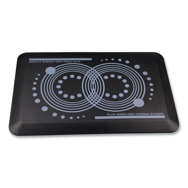 Floortex AFS-TEX 2000 Anti-Fatigue Mat, Rectangular, 20 x 32, Black