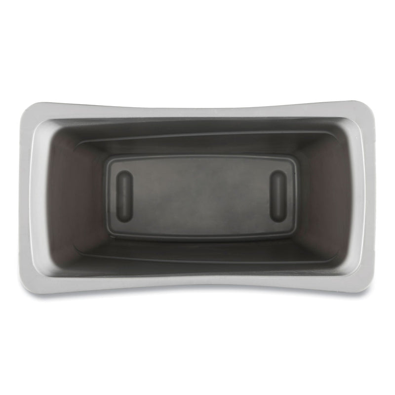 Boardwalk Slim Waste Container, 23 gal, Gray, Plastic